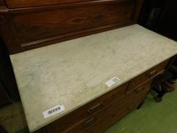 Victorian Marble Top 2 Over 2 Dresser