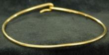 14K Yellow Gold - Bangle Bracelet - 3.33 Grams