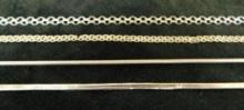 Sterling Silver - 4 Bracelets - 11.94 Grams