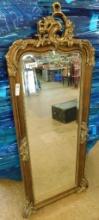 Ornate Hall / Foyer Beveled Mirror