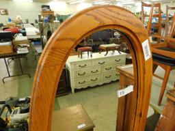 Oak Oval Pier Mirror