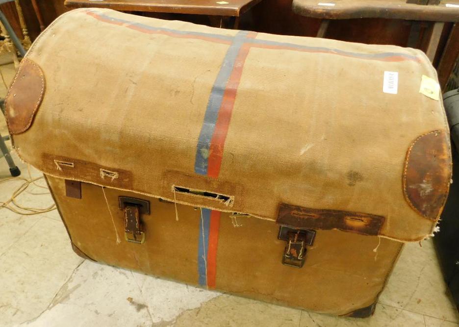 Vintage Canvas Trunk