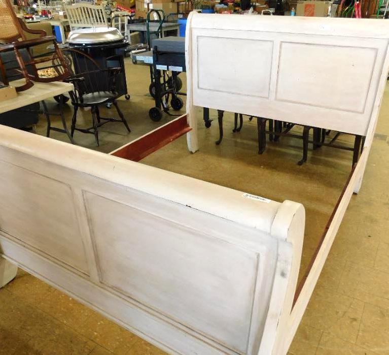 Painted Sleigh Bed - Queen
