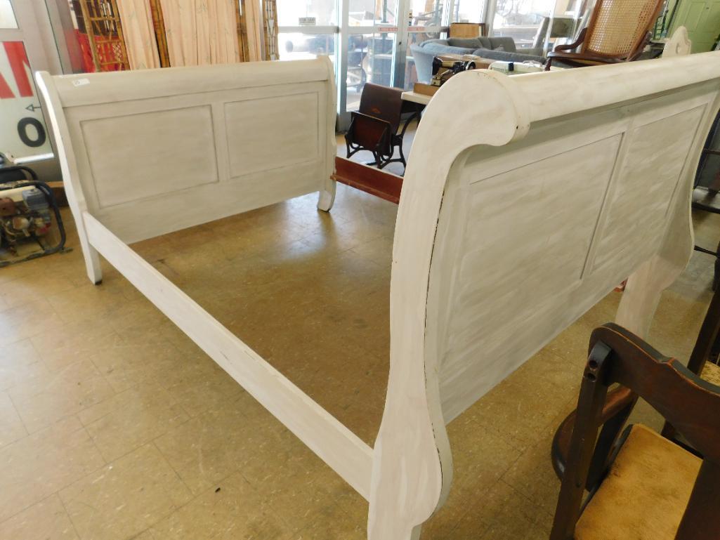 Painted Sleigh Bed - Queen