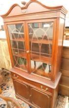 Mahogany 2 Door China Cabinet