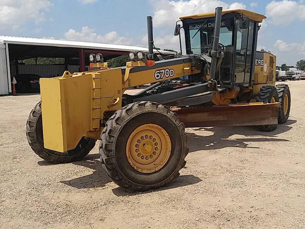 2008 John Deere 670D Motor Grader