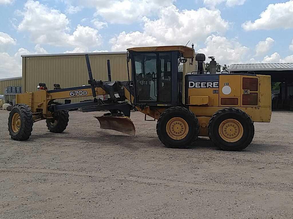 2008 John Deere 670D Motor Grader