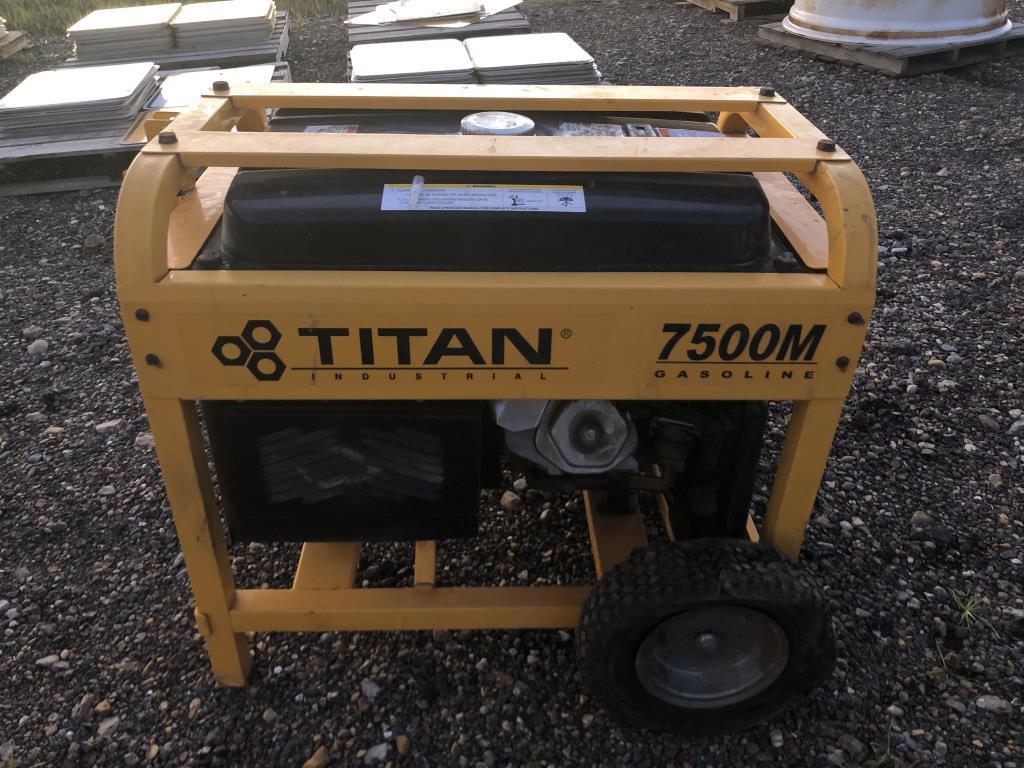 Titan Industrial 7500M Generator