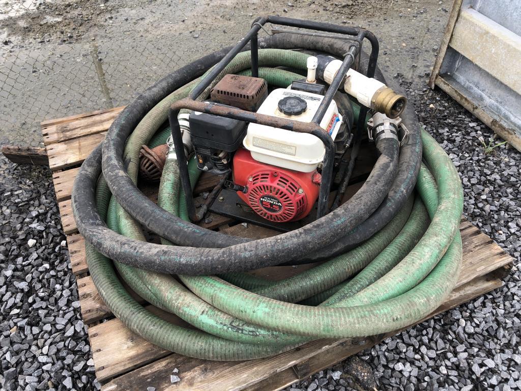 Honda GX160 Trash Pump With Hose