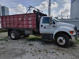 2007 Ford F750 Single Axle Dump Truck (OFFSITE)