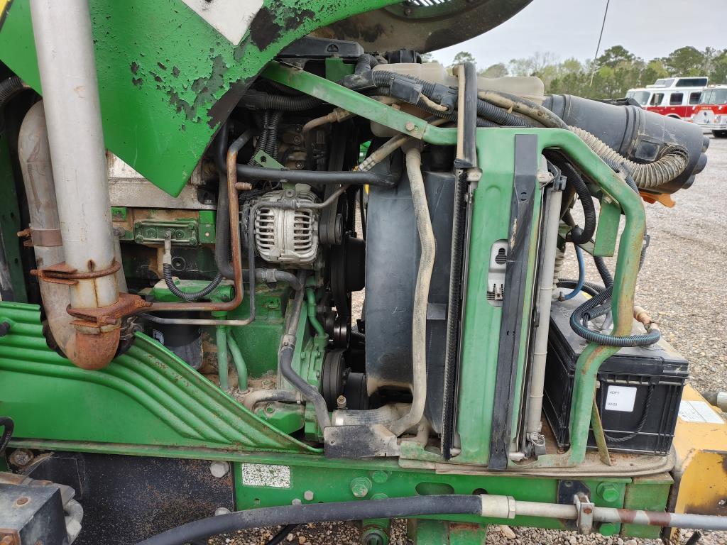 John Deere 6430 Tractor W/Side Boom Mower