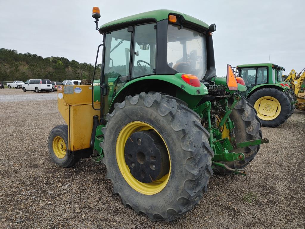 John Deere 6430 Tractor W/Side Boom Mower