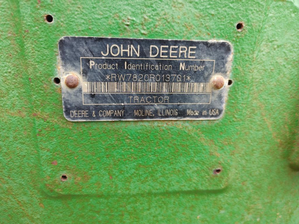 John Deere 7820 Tractor