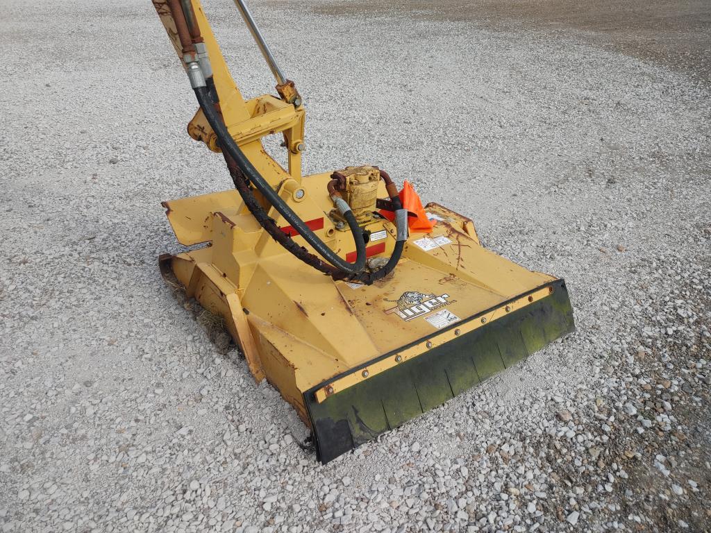 John Deere 6410 Salvage Tractor W/Side Boom Mower