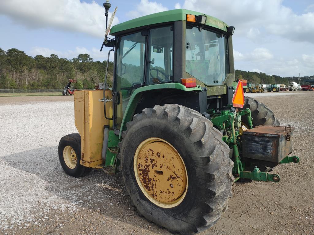 John Deere 6410 Salvage Tractor W/Side Boom Mower