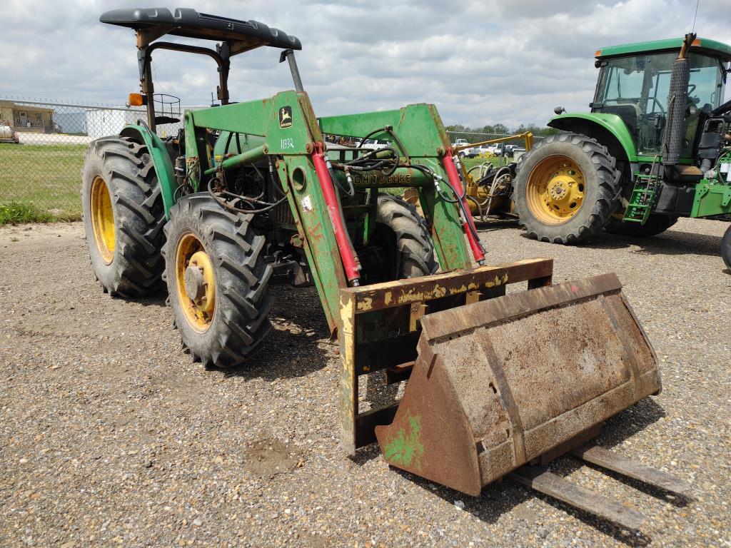 John Deere 5400 4WD Tractor W/Front Loader