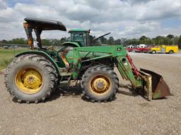 John Deere 5400 4WD Tractor W/Front Loader