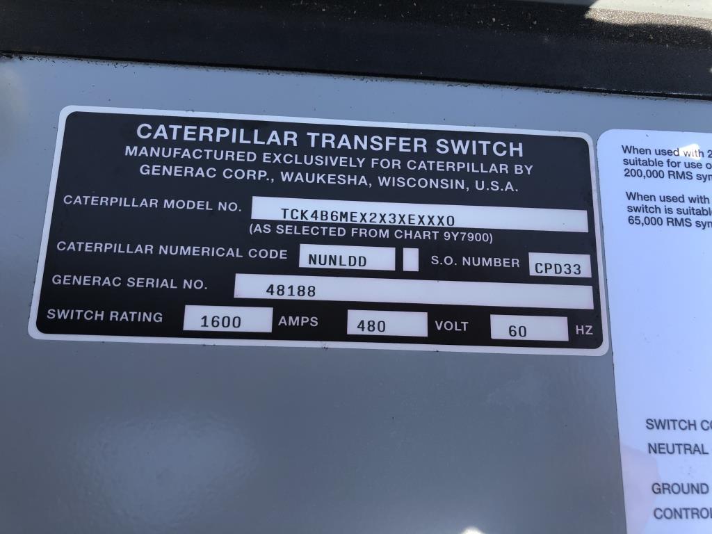 Caterpillar Transfer Switch