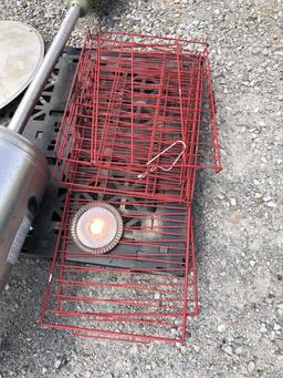 Propane Heater W/ metal Shelves