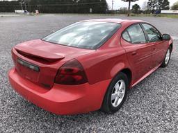 2008 Pontiac Grand Prix Sedan