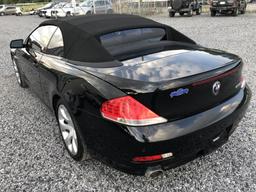 2006 BMW 650i Convertible Coupe