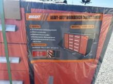 Diggit Unused Heavy-Duty Workbench Cabinet Combo