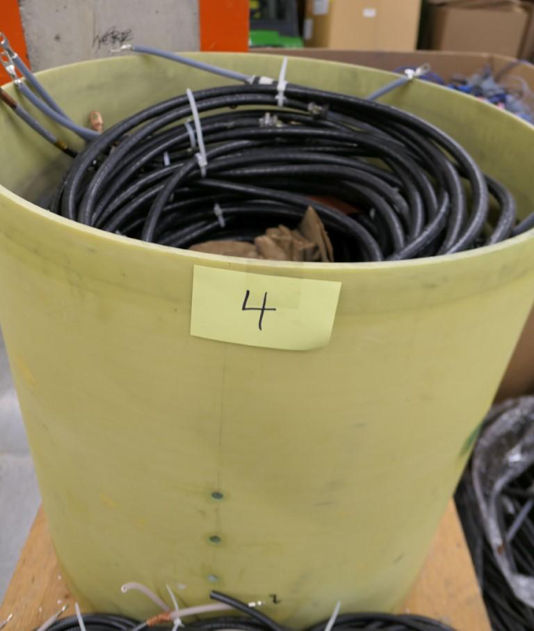 Misc. Cords & Cables, 5 Pallets, Approx. 3,000 lb. Gross Wt.