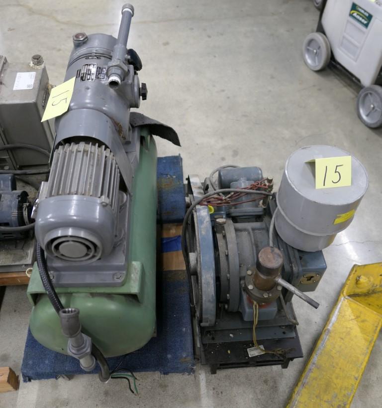 Pumps, Vacuum Pumps & Motors, Items on 5 Pallets & 2 Dollies