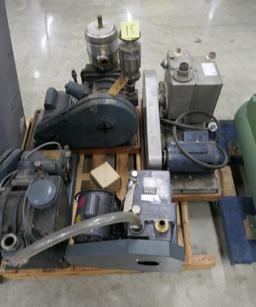 Pumps, Vacuum Pumps & Motors, Items on 5 Pallets & 2 Dollies