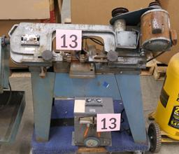 Horizontal Bandsaw w/Bandsaw Welder: Manufacturer Unknown on Dolly