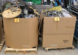 Misc. Cords & Cables: 2 Gaylords, Approx. 2200 Lbs. Gross Wt.