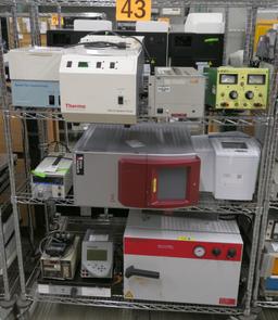 Misc. Lab Equipment: Items on 2 Carts