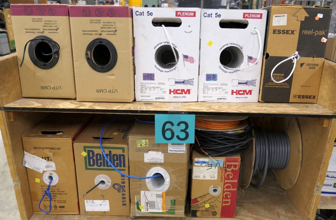 Cable Boxes: Cat 5 and Others, Items on Cart