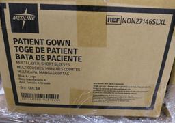 Healthcare Consumables Group D: Medline Disposable Patient Gowns. Items on Pallet.