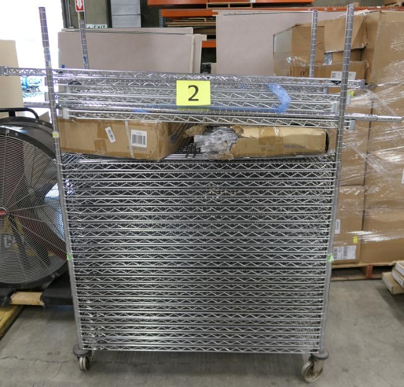Wire Shelving: Shelves 24"x48", Basket Dividers, & Other
