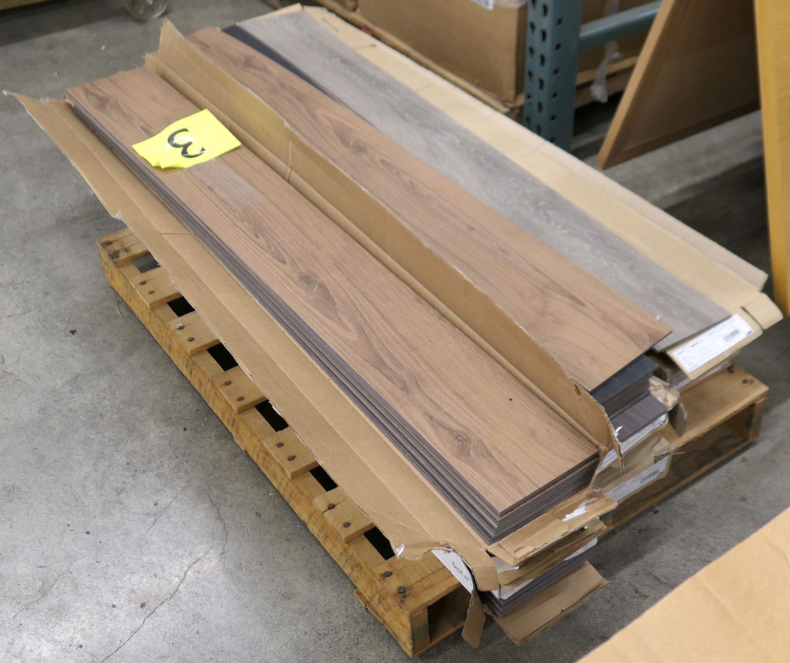 Misc. Vinyl Plank Flooring: Shaw 6"x48", 11 Boxes on Pallet