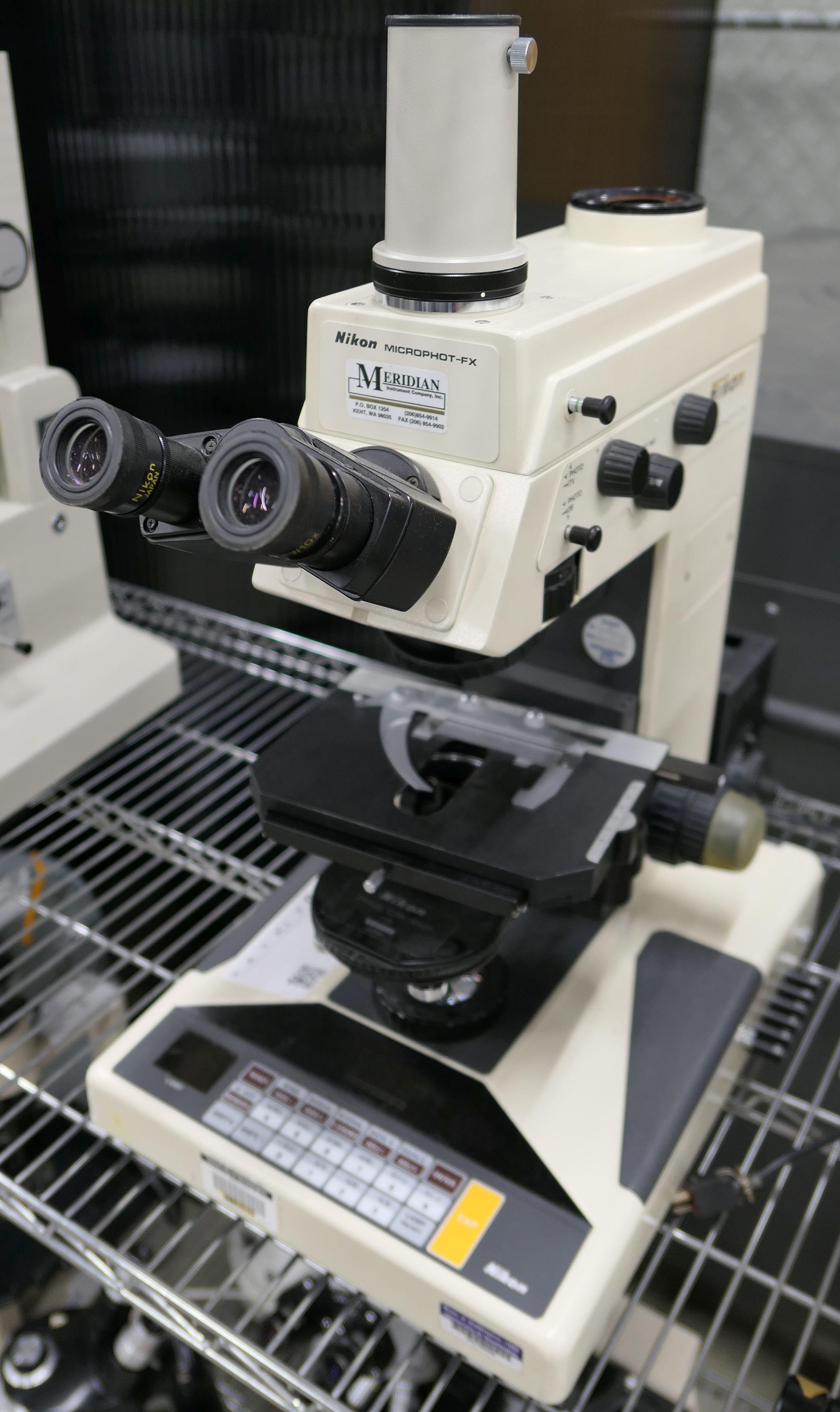 Microscopes: Nikon Microphot-FX & Nikon Eclipse E600FN, 2 Items