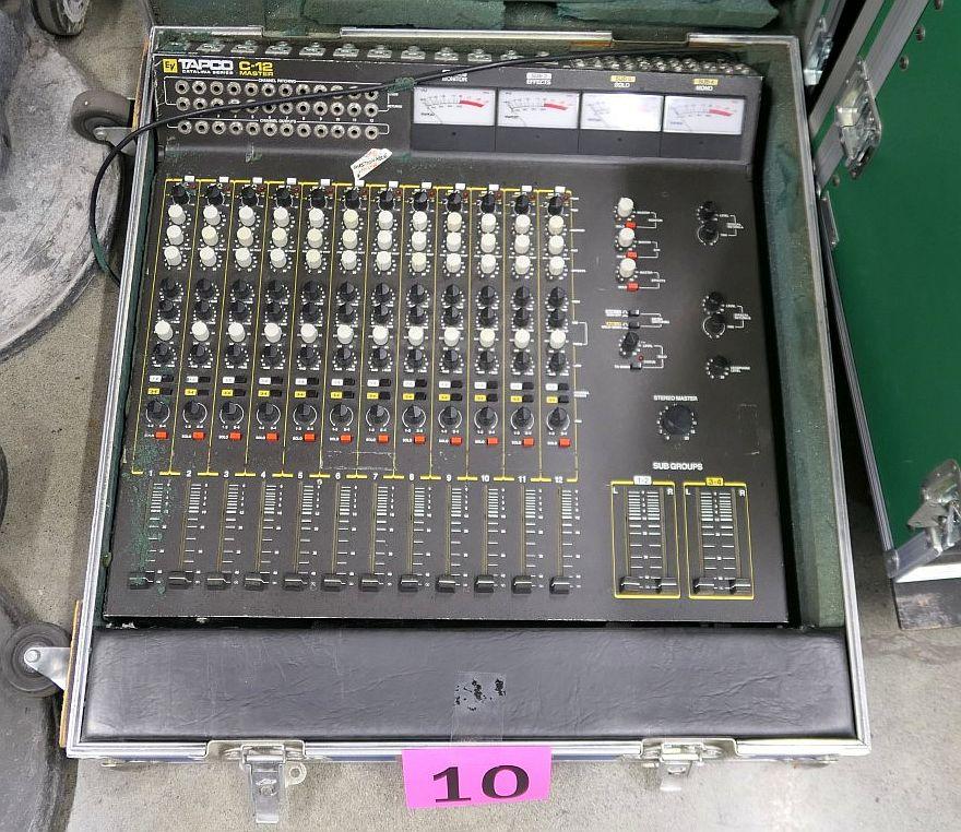 Audio Equipment: 15 Items in 2 Bins & on 3 Dollies