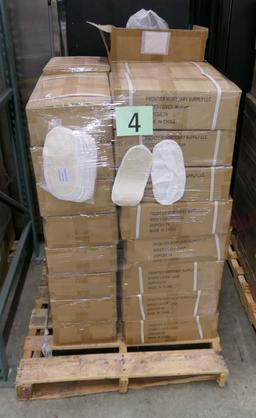 Disposable Shoe Covers: Frontier Mortuary Supply, Items on Pallet