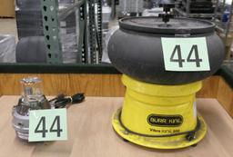 Polishing Equipment: Burr King Vibra 200, BioSpec Bead-Beater, 2 Items on Shelf