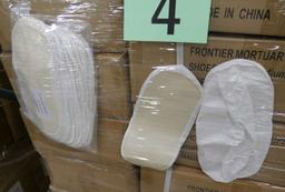 Disposable Shoe Covers: Frontier Mortuary Supply, Items on Pallet