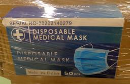 Disposable Face Masks Group E: EIPAI (expired), Items on Pallet