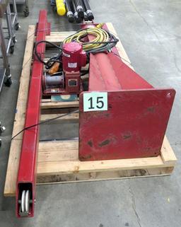 Floor Mount Crane w/ Electric Winch: Thern Inc