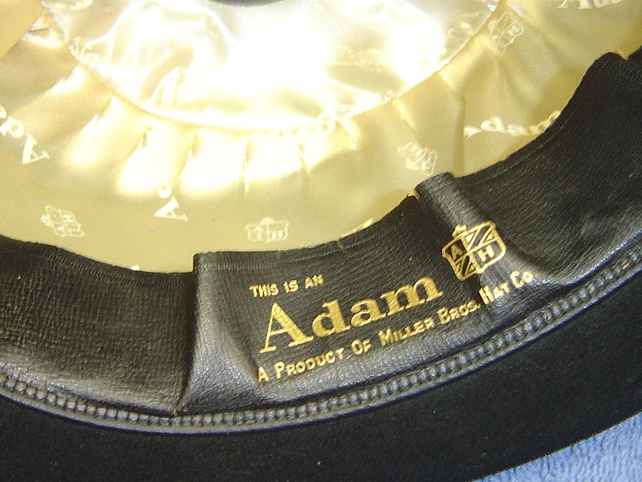 MILLER BROTHERS ADAM PREMIER BLACK FELT DERBY