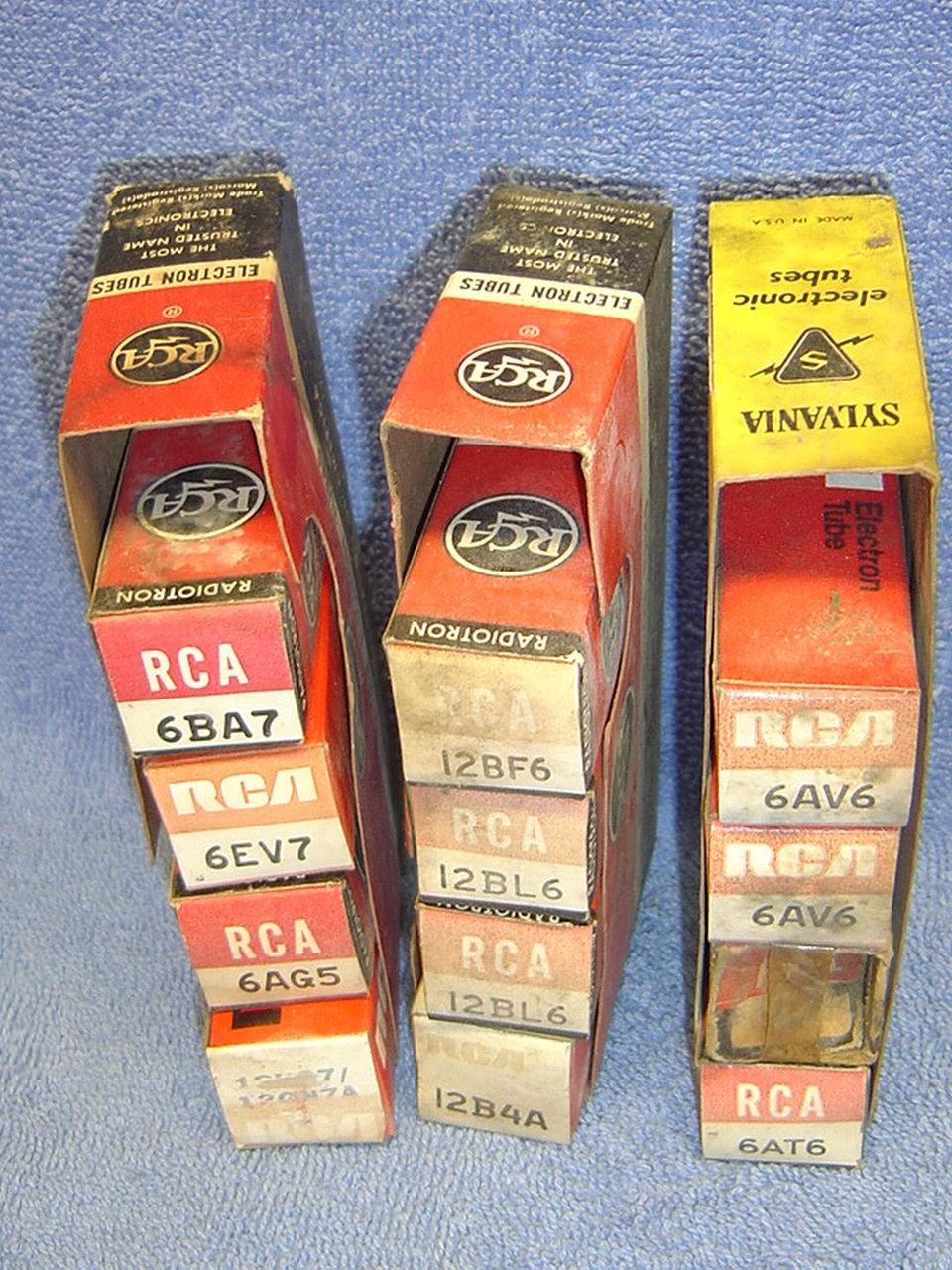 VTG RCA MINIATURE ELECTRON TUBE SELECTION NOS