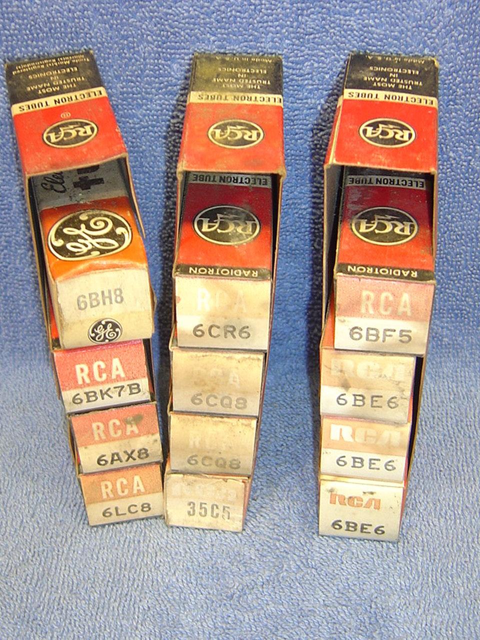 VTG RCA MINIATURE ELECTRON TUBE SELECTION NOS