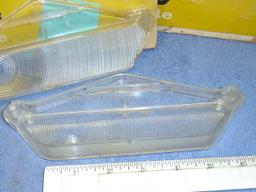 PAIR RT/LFT CORVAIR CLEAR CAR LENS DELCO BRAND