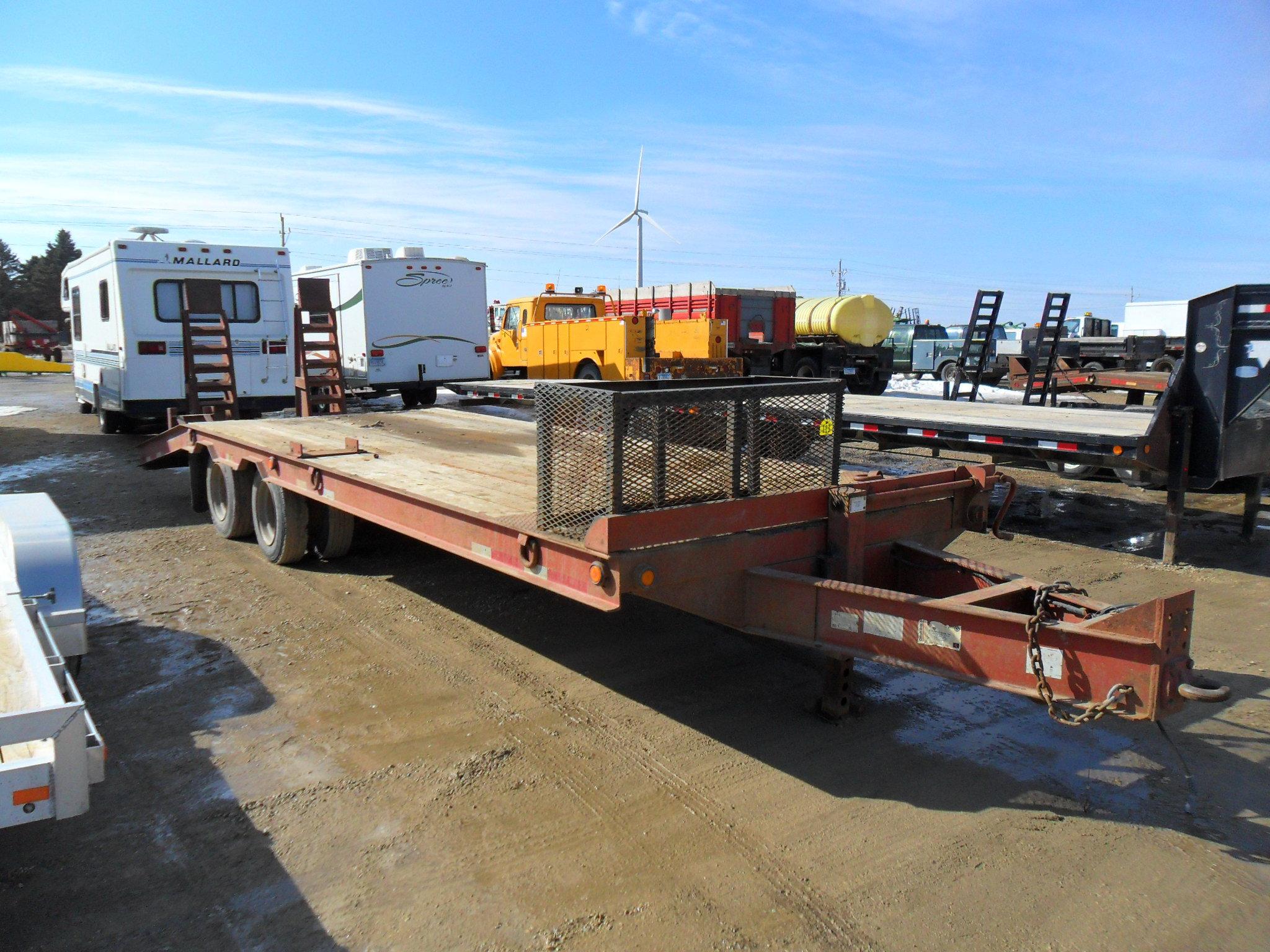 2000 Belshe Utility Trailer, Tandem Axle, dually ,