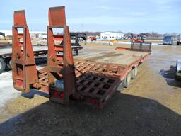 2000 Belshe Utility Trailer, Tandem Axle, dually ,