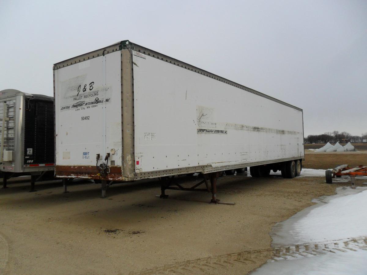 Enclosed Van Body Semi Trailer 48ft